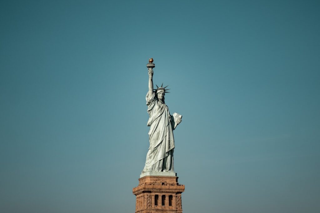 statue of liberty in New York Harbor